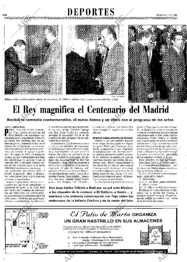 ABC MADRID 16-11-2001 página 62