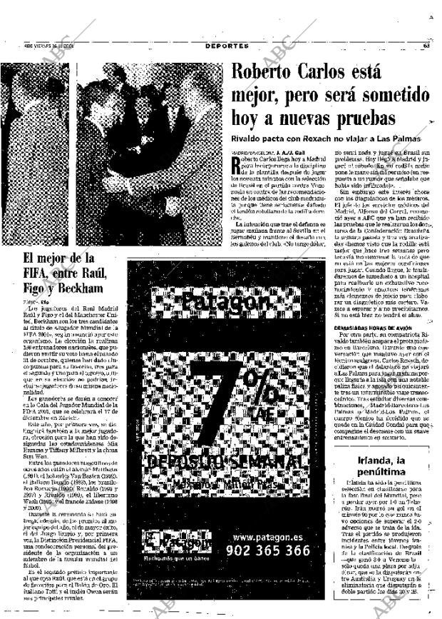 ABC MADRID 16-11-2001 página 63