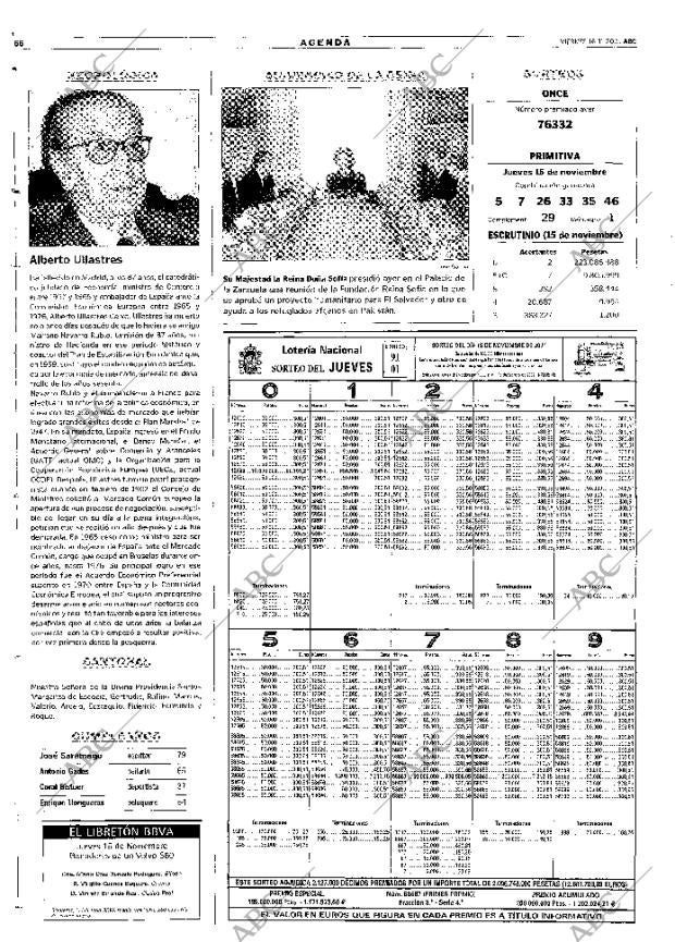 ABC MADRID 16-11-2001 página 66