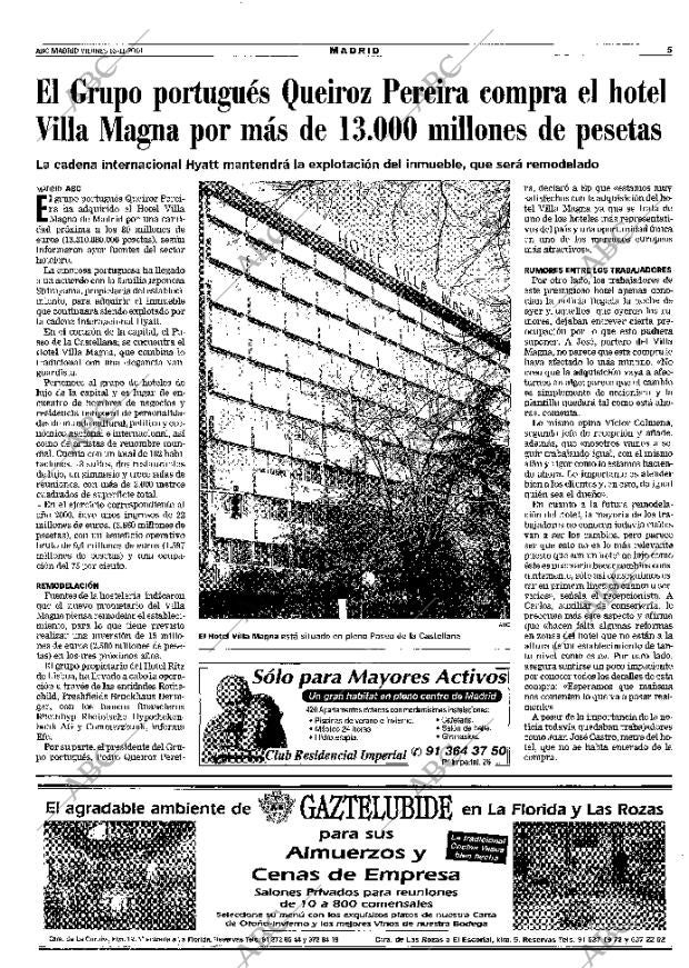 ABC MADRID 16-11-2001 página 93