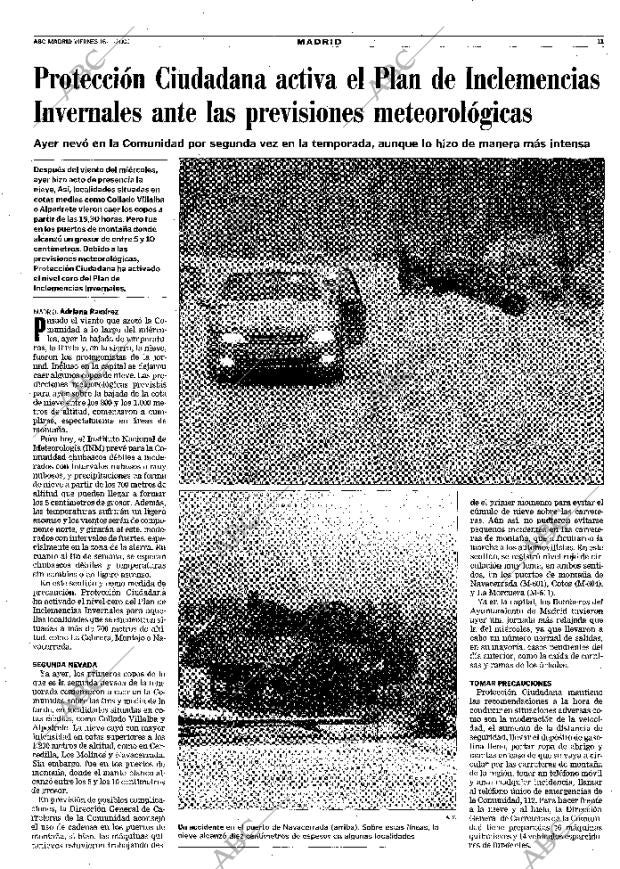 ABC MADRID 16-11-2001 página 99