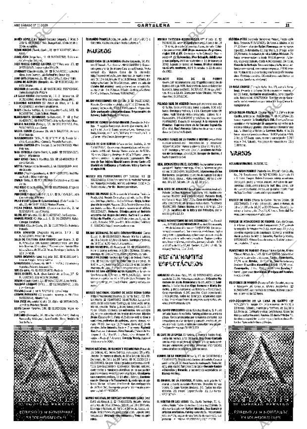 ABC MADRID 17-11-2001 página 101
