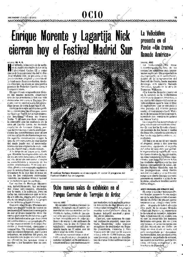 ABC MADRID 17-11-2001 página 121