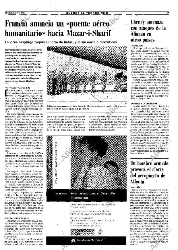 ABC MADRID 17-11-2001 página 17