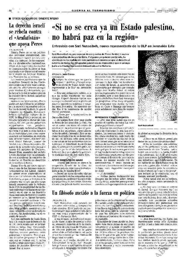 ABC MADRID 17-11-2001 página 22