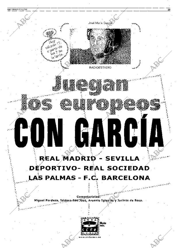 ABC MADRID 17-11-2001 página 23