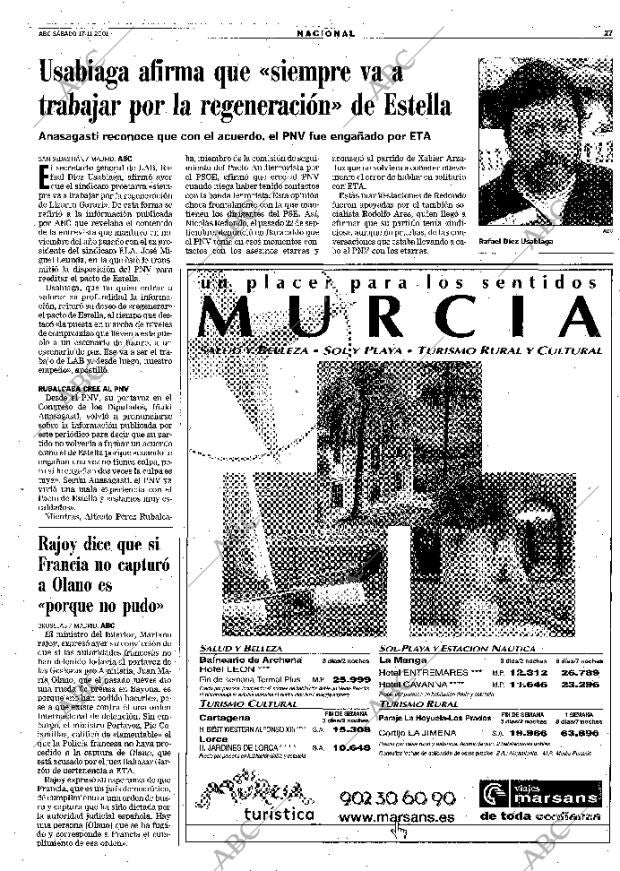 ABC MADRID 17-11-2001 página 27