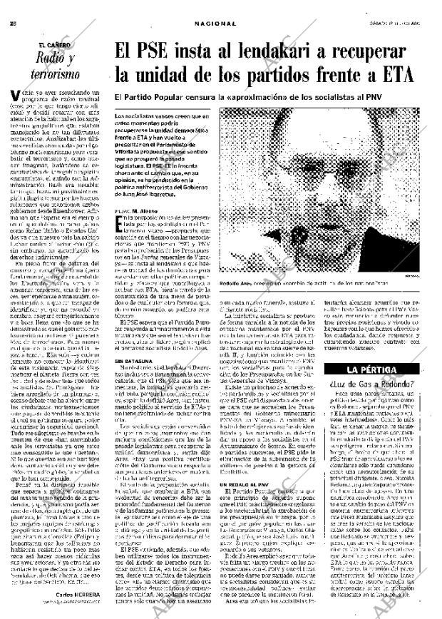 ABC MADRID 17-11-2001 página 28