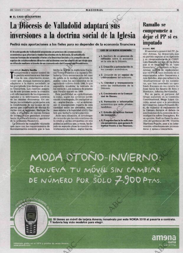 ABC MADRID 17-11-2001 página 31