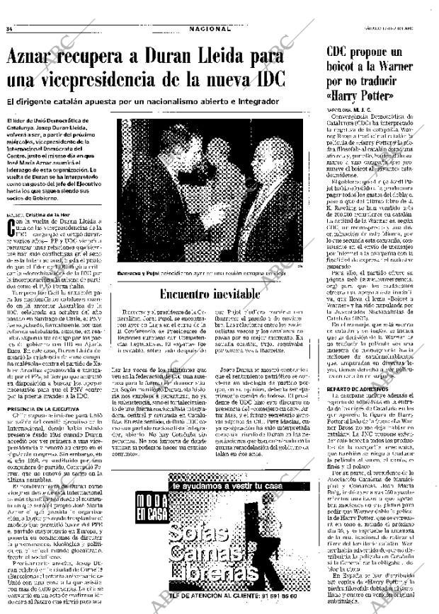 ABC MADRID 17-11-2001 página 34