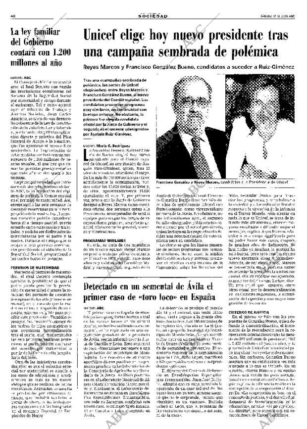 ABC MADRID 17-11-2001 página 40