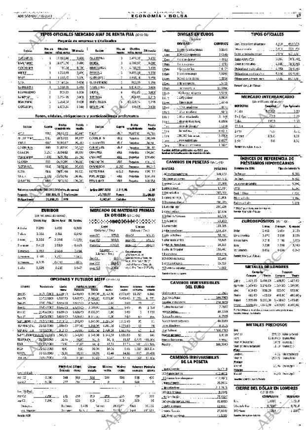 ABC MADRID 17-11-2001 página 57
