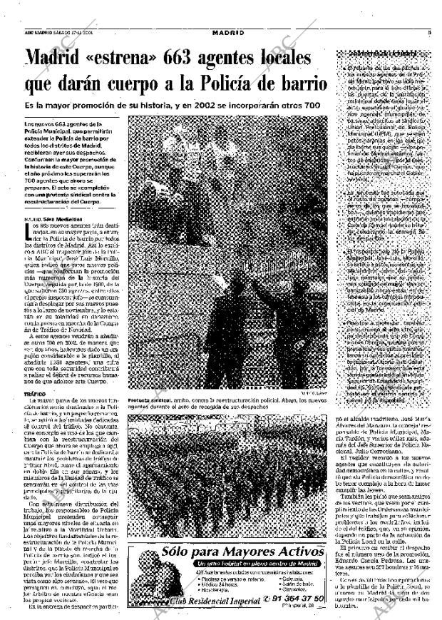 ABC MADRID 17-11-2001 página 85