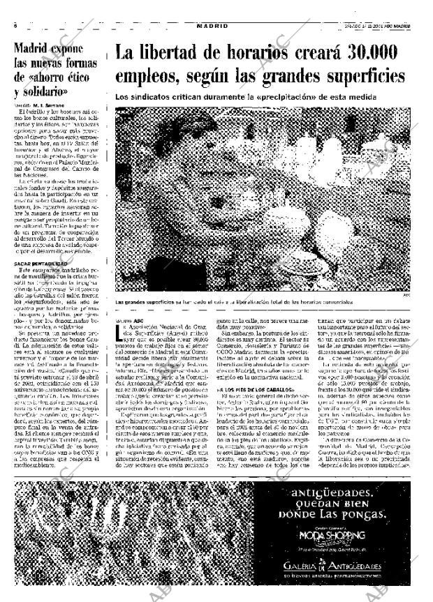 ABC MADRID 17-11-2001 página 86