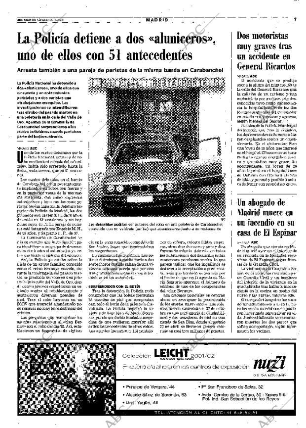 ABC MADRID 17-11-2001 página 87