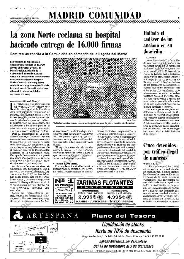 ABC MADRID 17-11-2001 página 89