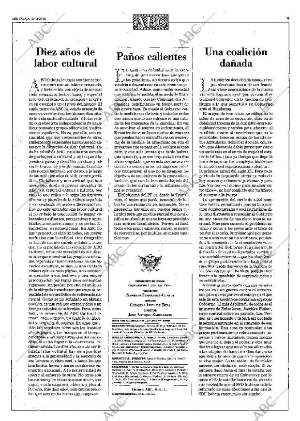 ABC MADRID 17-11-2001 página 9