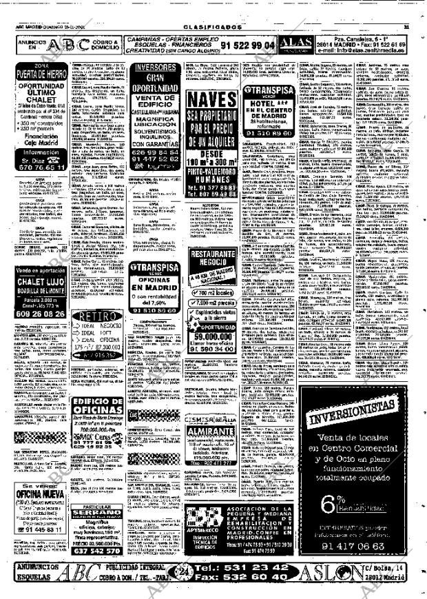 ABC MADRID 18-11-2001 página 115