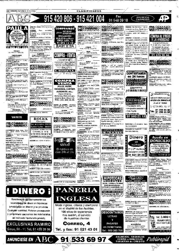 ABC MADRID 18-11-2001 página 123