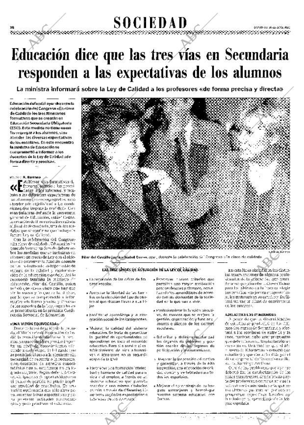 ABC MADRID 18-11-2001 página 38