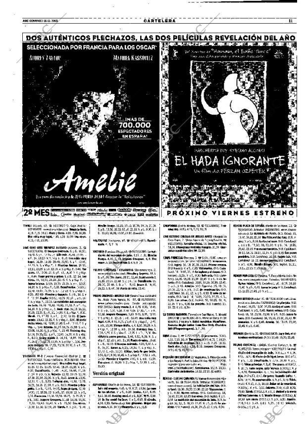 ABC MADRID 18-11-2001 página 95