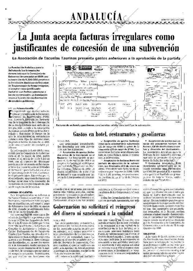 ABC SEVILLA 18-11-2001 página 58