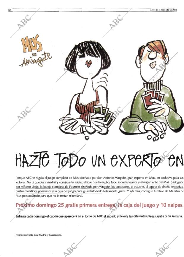 ABC MADRID 19-11-2001 página 100