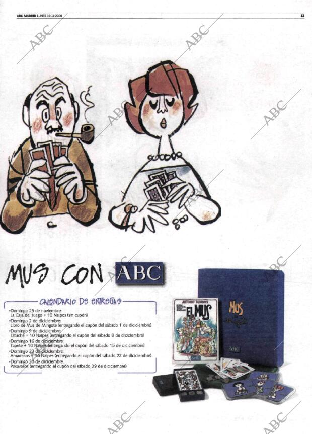 ABC MADRID 19-11-2001 página 101