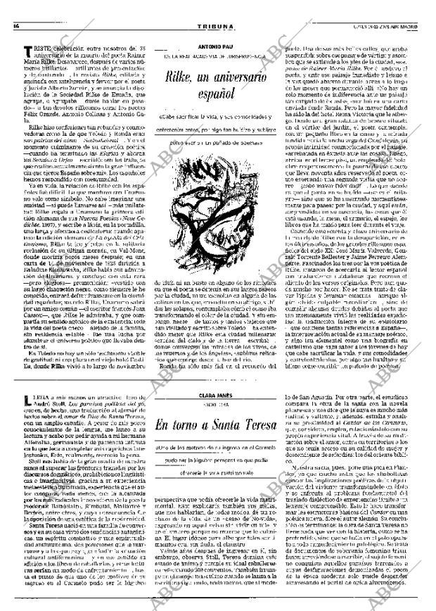 ABC MADRID 19-11-2001 página 104