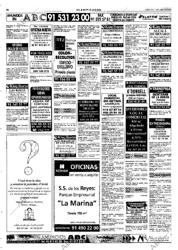 ABC MADRID 19-11-2001 página 116