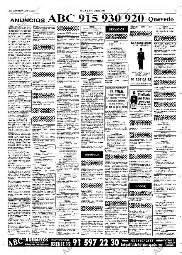 ABC MADRID 19-11-2001 página 119