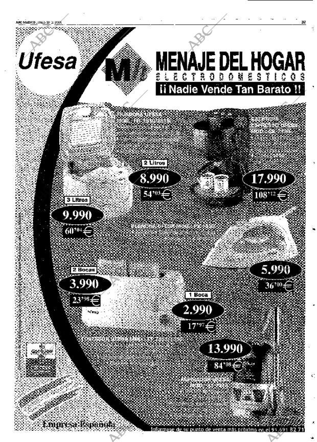 ABC MADRID 19-11-2001 página 125