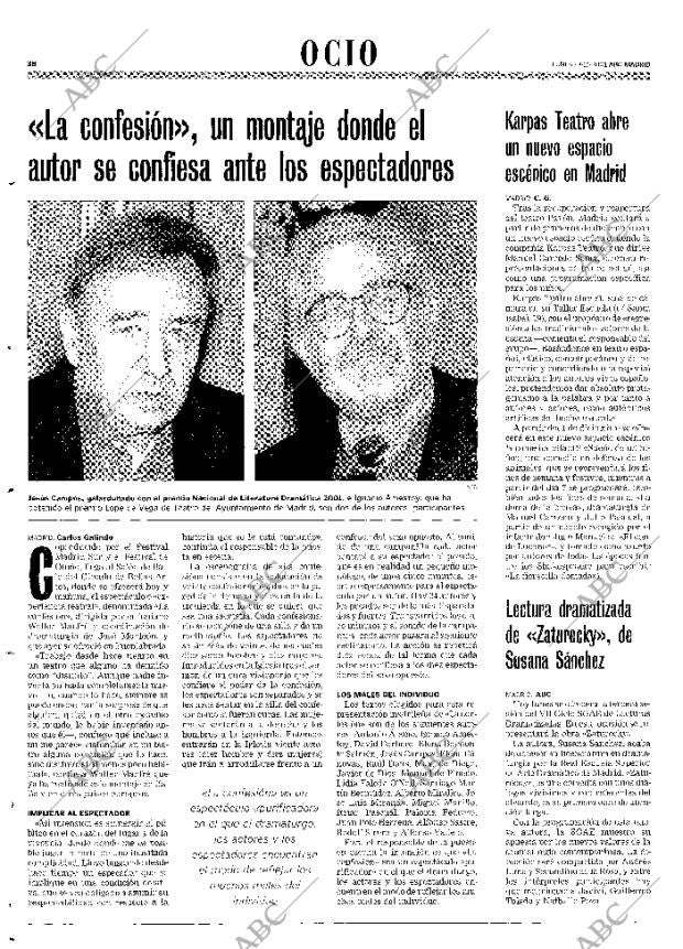 ABC MADRID 19-11-2001 página 126