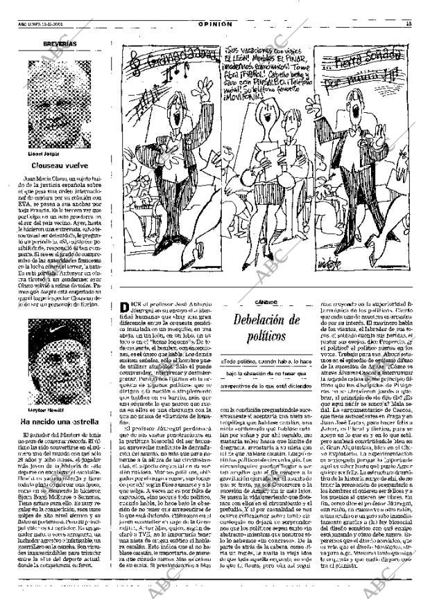 ABC MADRID 19-11-2001 página 13