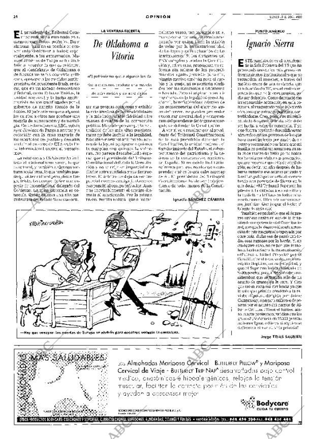 ABC MADRID 19-11-2001 página 14