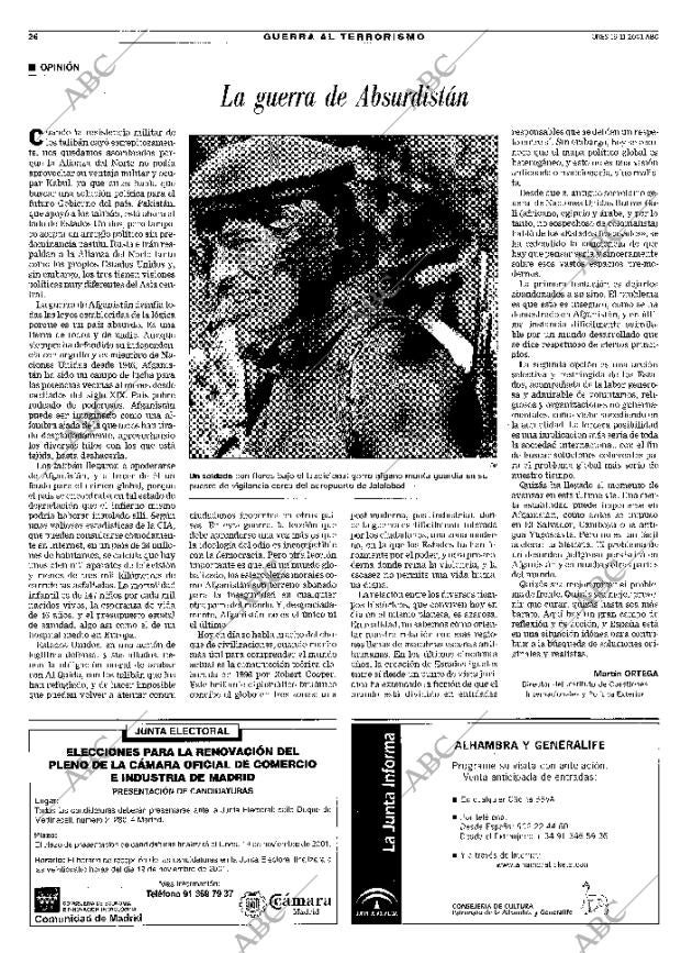 ABC MADRID 19-11-2001 página 26