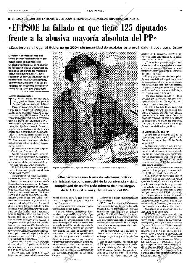 ABC MADRID 19-11-2001 página 35