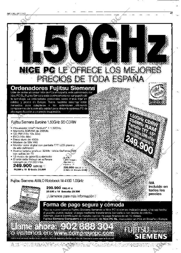 ABC MADRID 19-11-2001 página 47