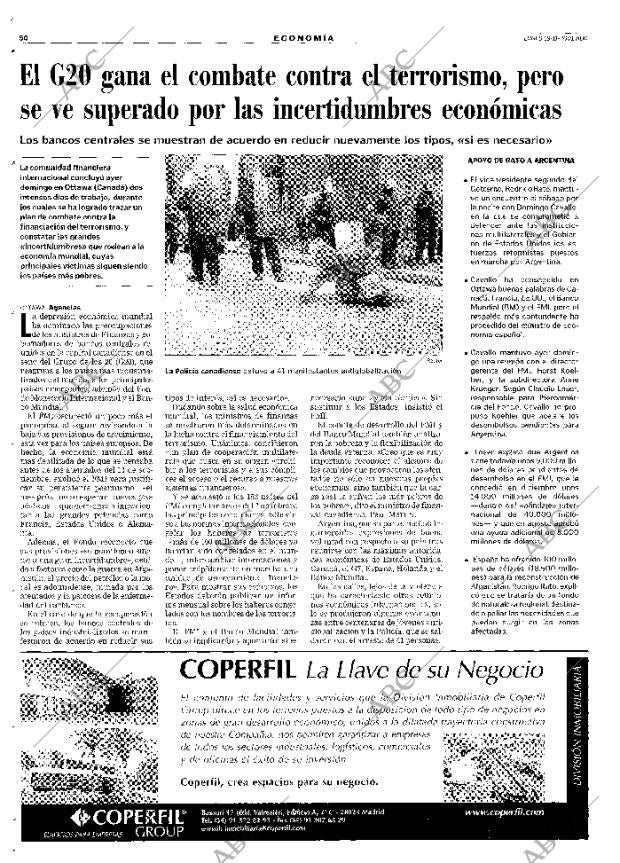 ABC MADRID 19-11-2001 página 50