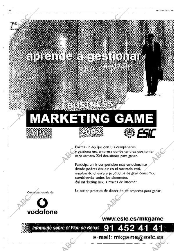 ABC MADRID 19-11-2001 página 52