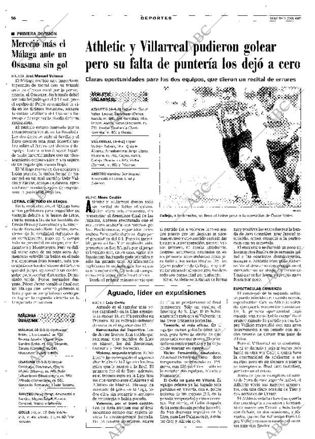 ABC MADRID 19-11-2001 página 56