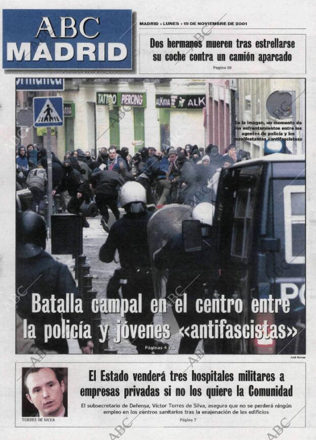 ABC MADRID 19-11-2001 página 89
