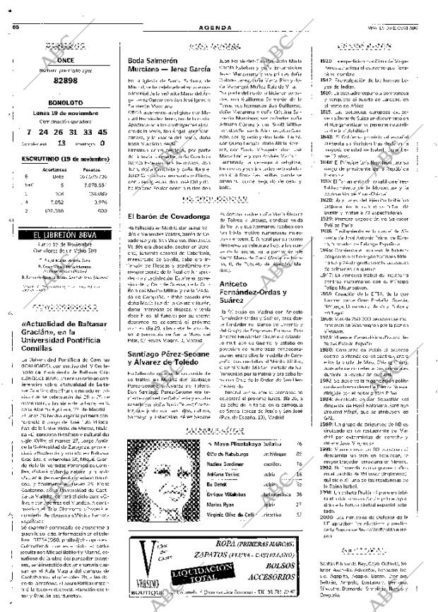ABC MADRID 20-11-2001 página 66