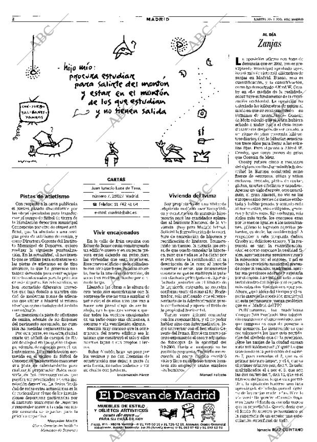 ABC MADRID 20-11-2001 página 86