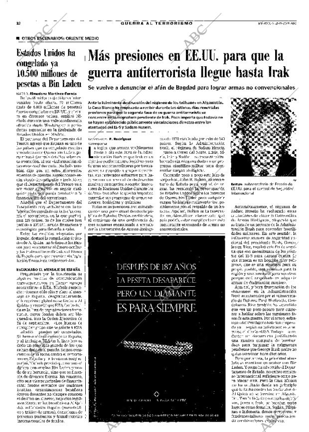 ABC SEVILLA 21-11-2001 página 22