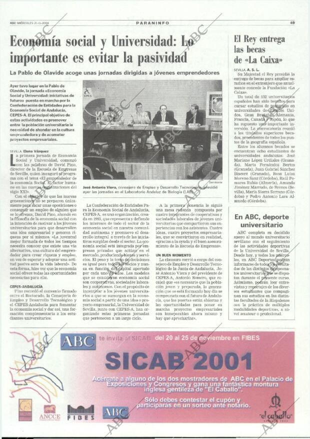 ABC SEVILLA 21-11-2001 página 49