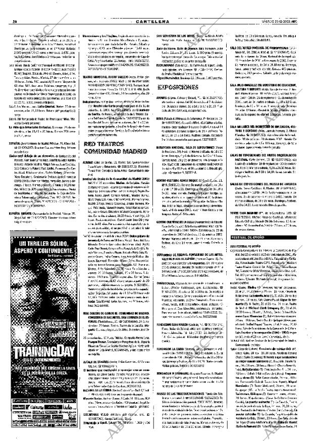 ABC MADRID 24-11-2001 página 108