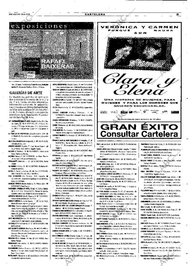 ABC MADRID 24-11-2001 página 109