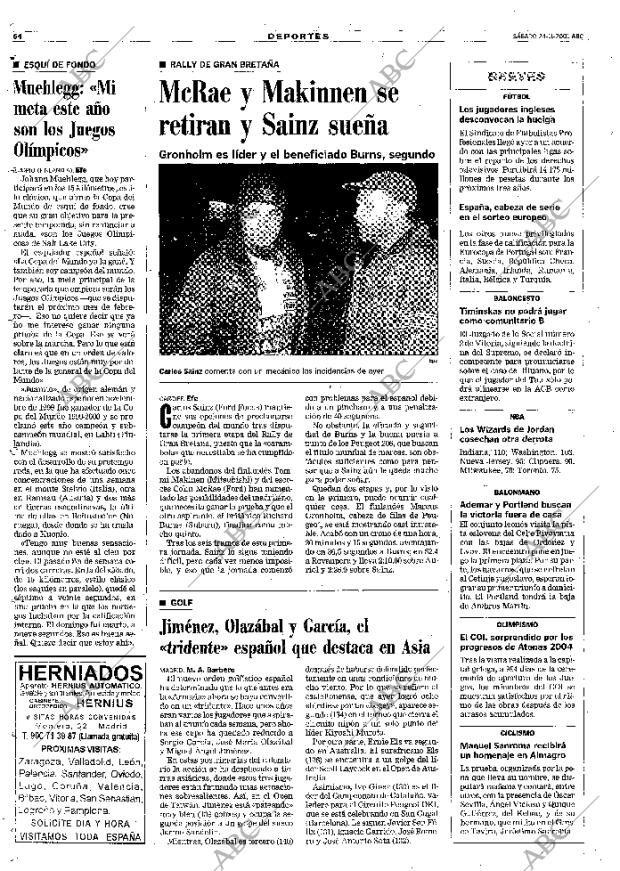 ABC MADRID 24-11-2001 página 64