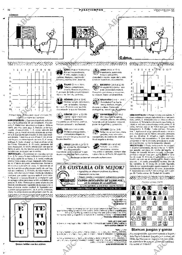 ABC MADRID 24-11-2001 página 72